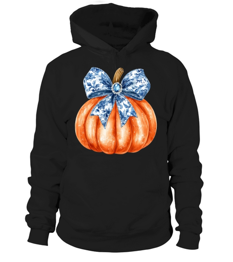 chino bow pumpkin 1 Hoodie Unisex
