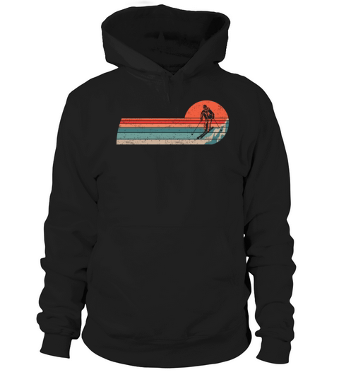 Ski Vintage Skiing Skiers Skier Hoodie Unisex