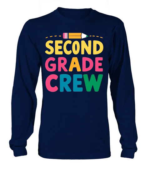 Second grade crew Long sleeved Unisex