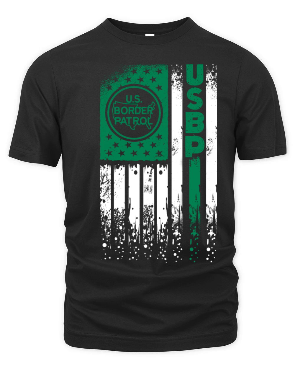 Border Patrol Agent Thin Green Line Organic Unisex T-shirt