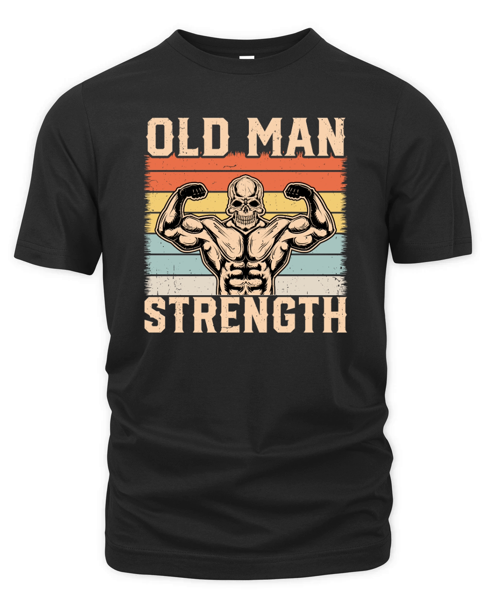 Gym Retro Vintage old man strength Organic Unisex T-shirt
