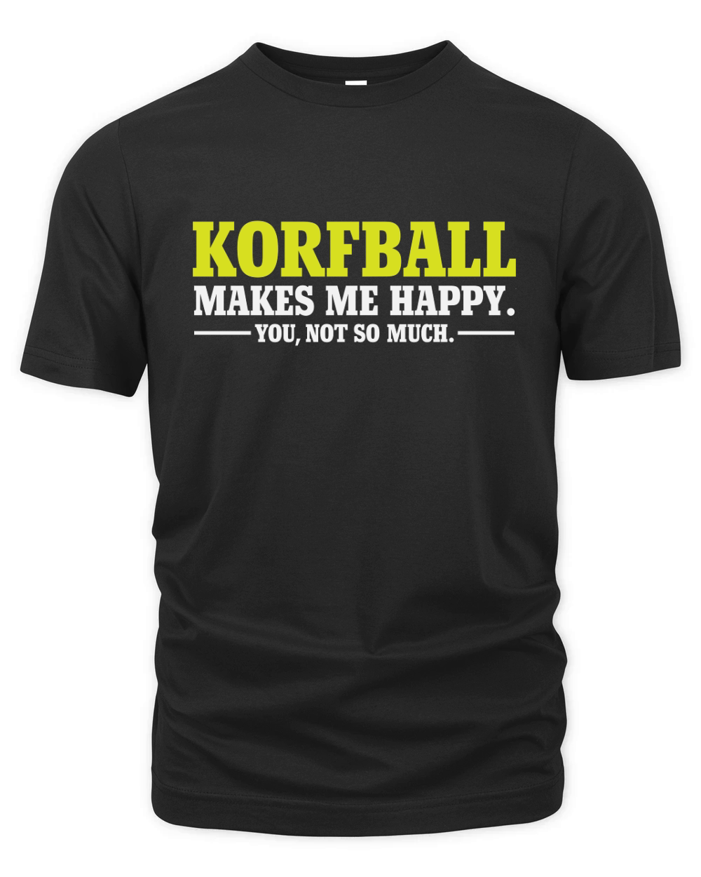 Korfball makes me happy Organic Unisex T-shirt