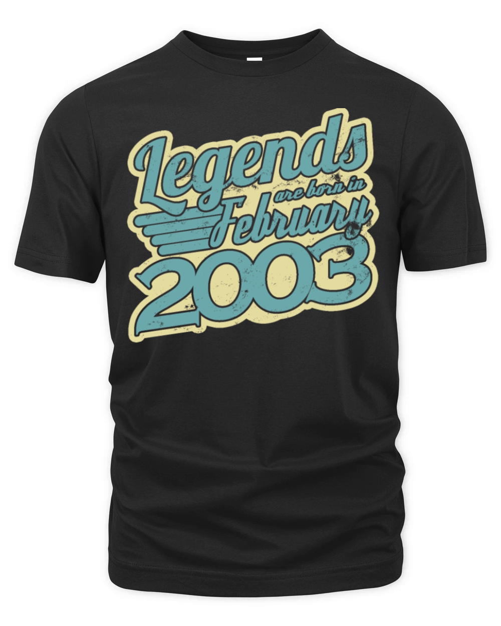 Legends Are Born in February 2003 18 Birthday Organic Unisex T-shirt