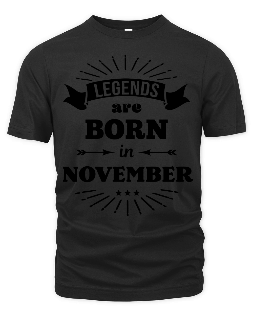 legends are born in november birthday saying Organic Unisex T-shirt