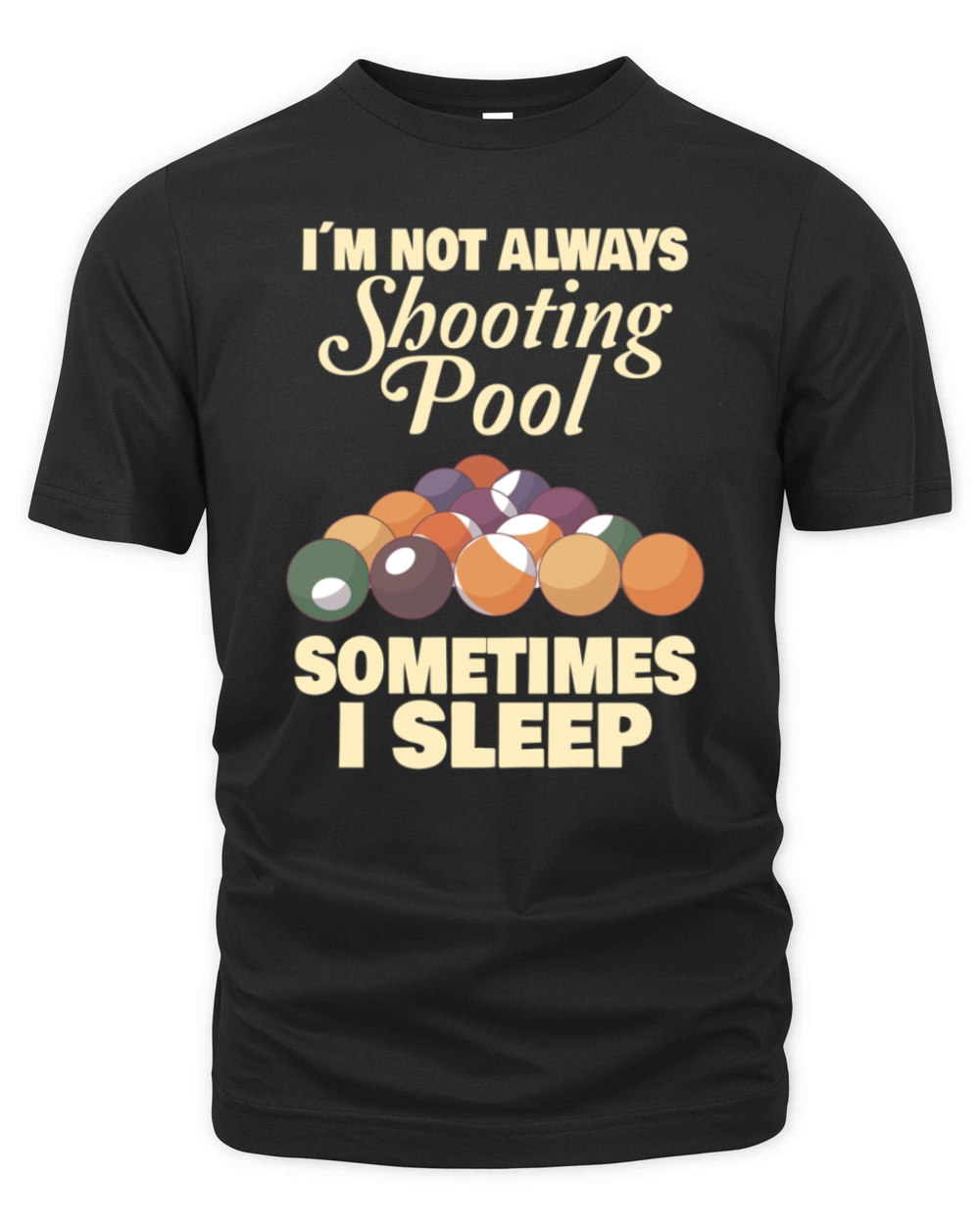 Pool Billiards Cue Sports Gift Idea Organic Unisex T-shirt