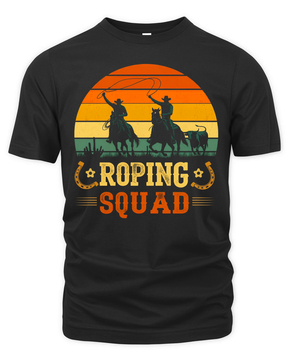 Roping Squad Horse Organic Unisex T-shirt