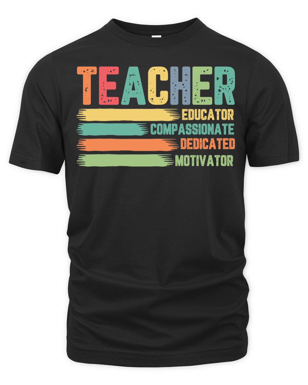 Teacher Educator Compassionate Deficated Motivator Organic Unisex T-shirt