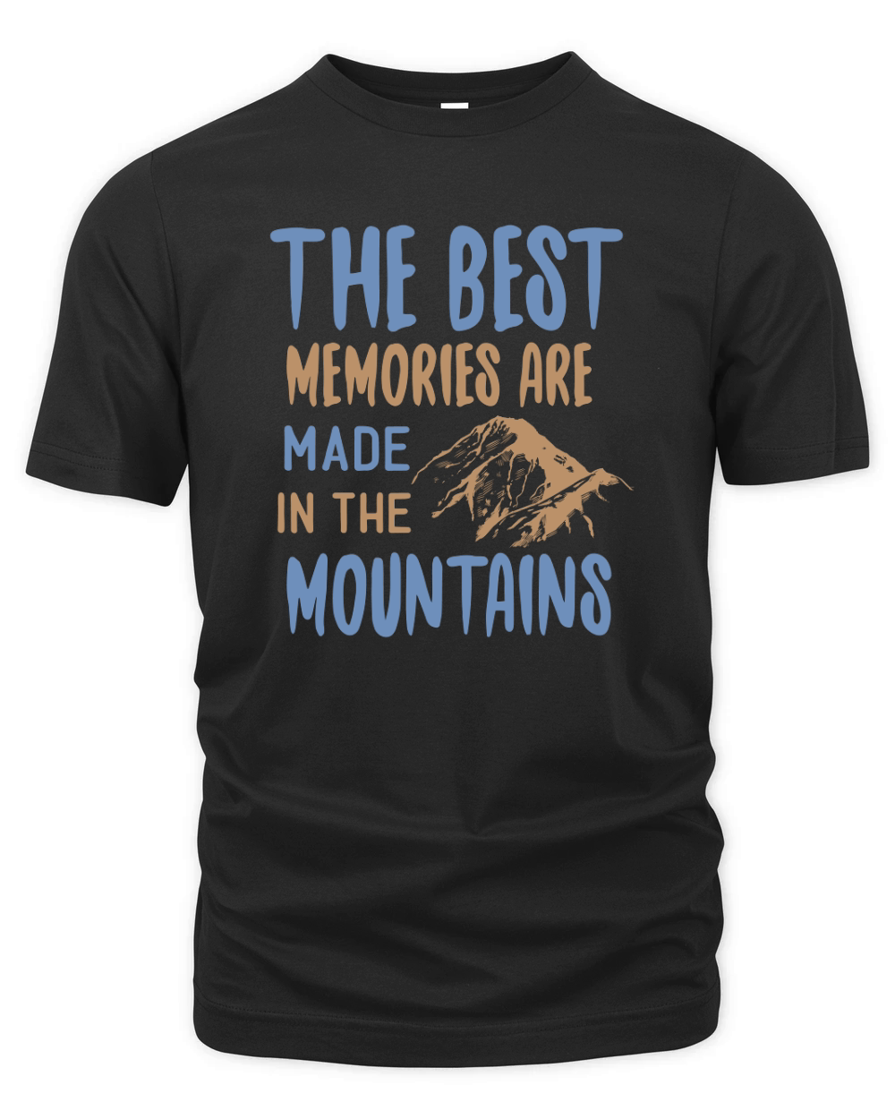 The Best Memories Are Made In The Mountains Organic Unisex T-shirt