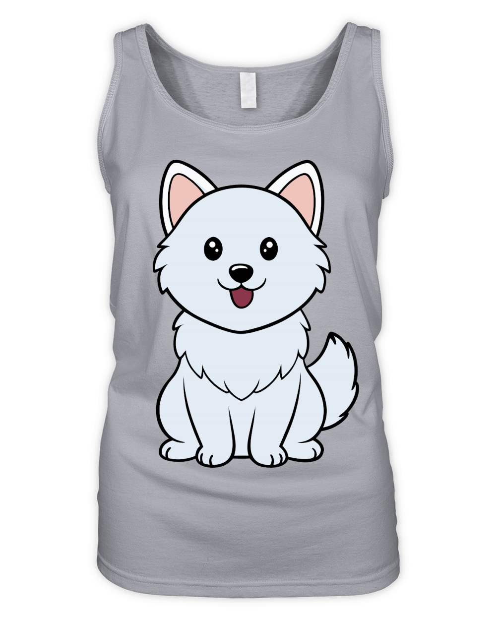 American Eskimo Dog 02 Organic Women's Tank Top