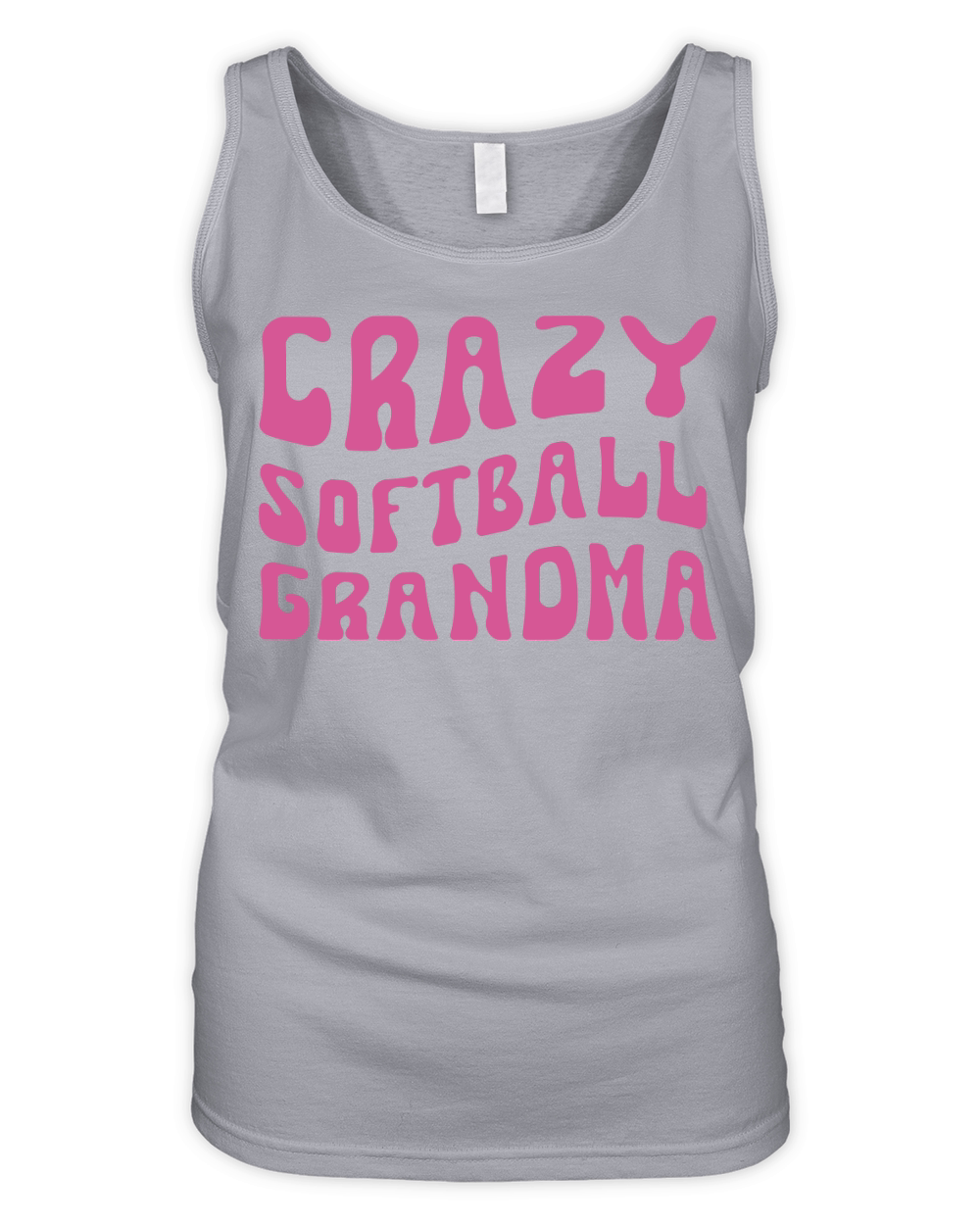 Crazy Softball Grandma Organic Women's Tank Top