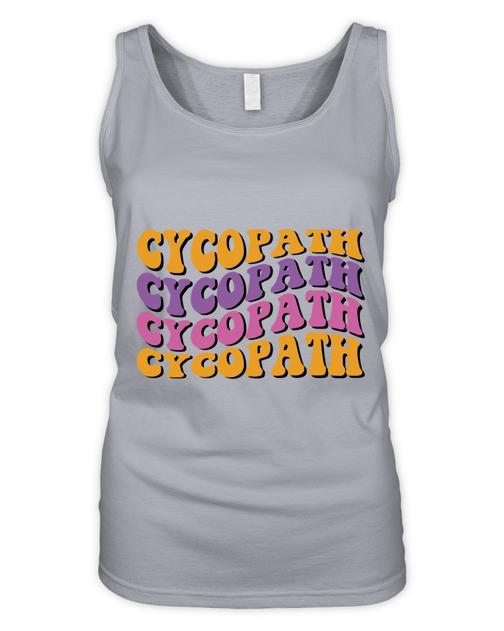 Cycopath Retro Groovy Vintage Organic Women's Tank Top