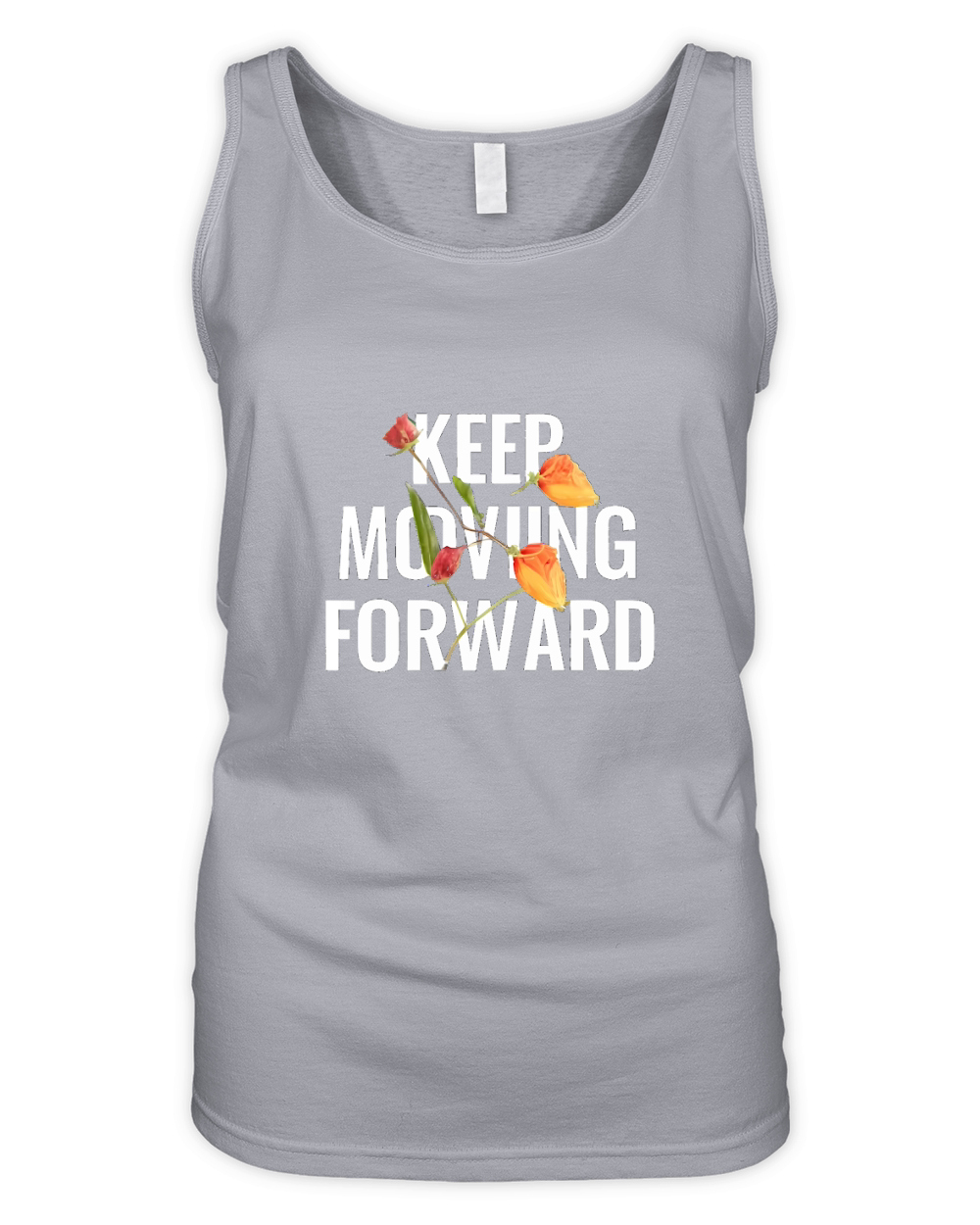 Keep moving forward Organic Women's Tank Top
