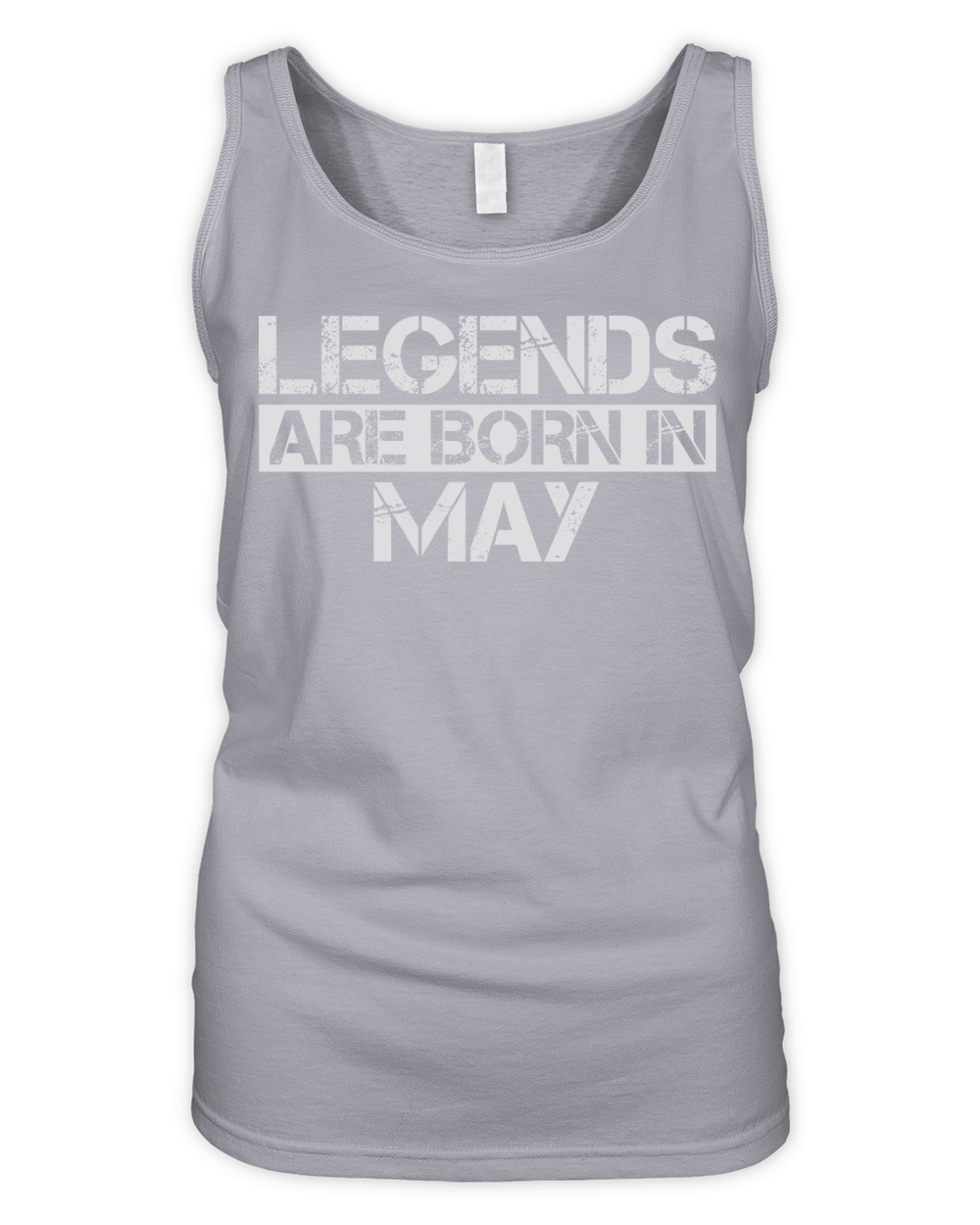 Legends are born in May Organic Women's Tank Top