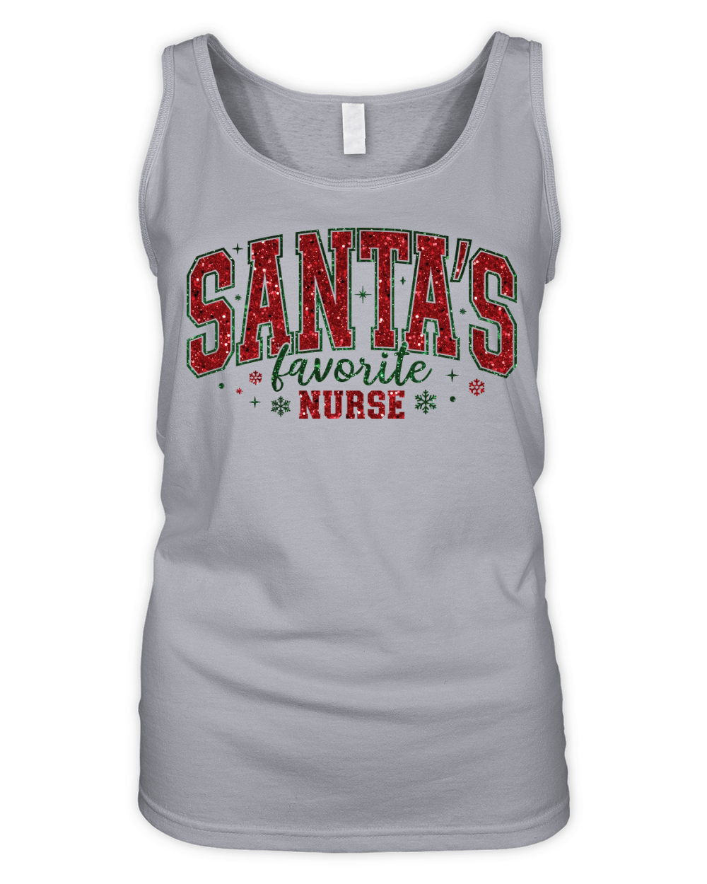 Santas Favorite Nurse 02 Organic Women's Tank Top