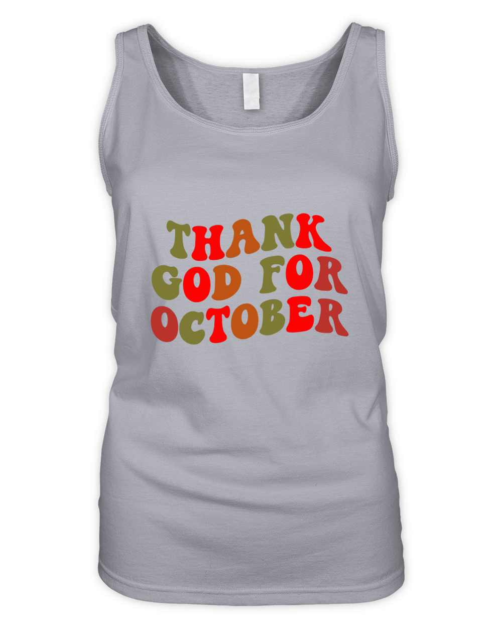thank god for october Organic Women's Tank Top