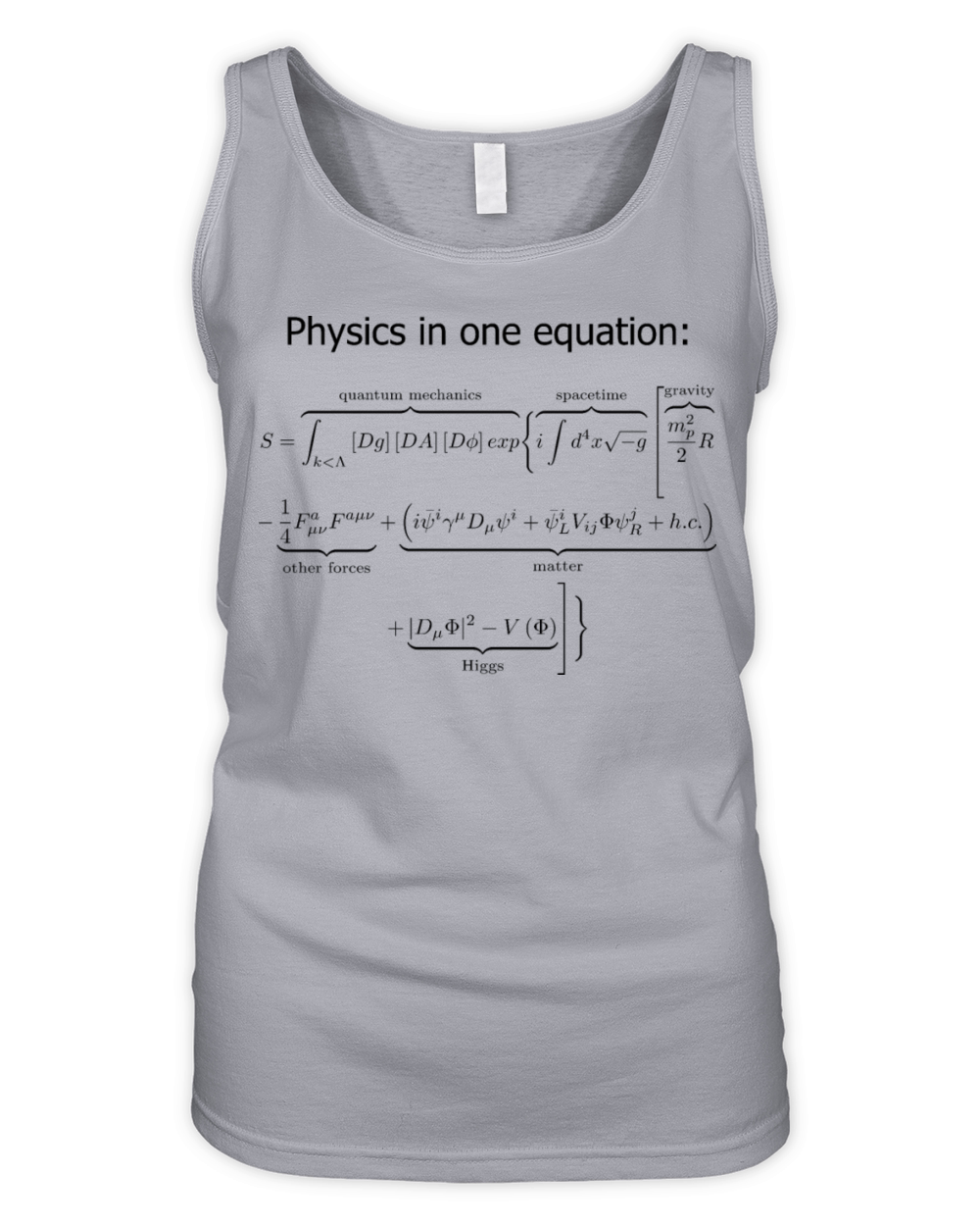 Theoretical physics funny quote gift idea quantum Organic Women's Tank Top