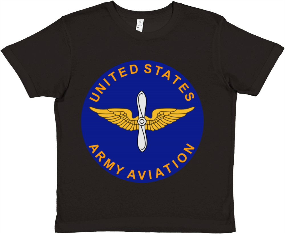US Army Aviation Premium Kids Crewneck T-shirt