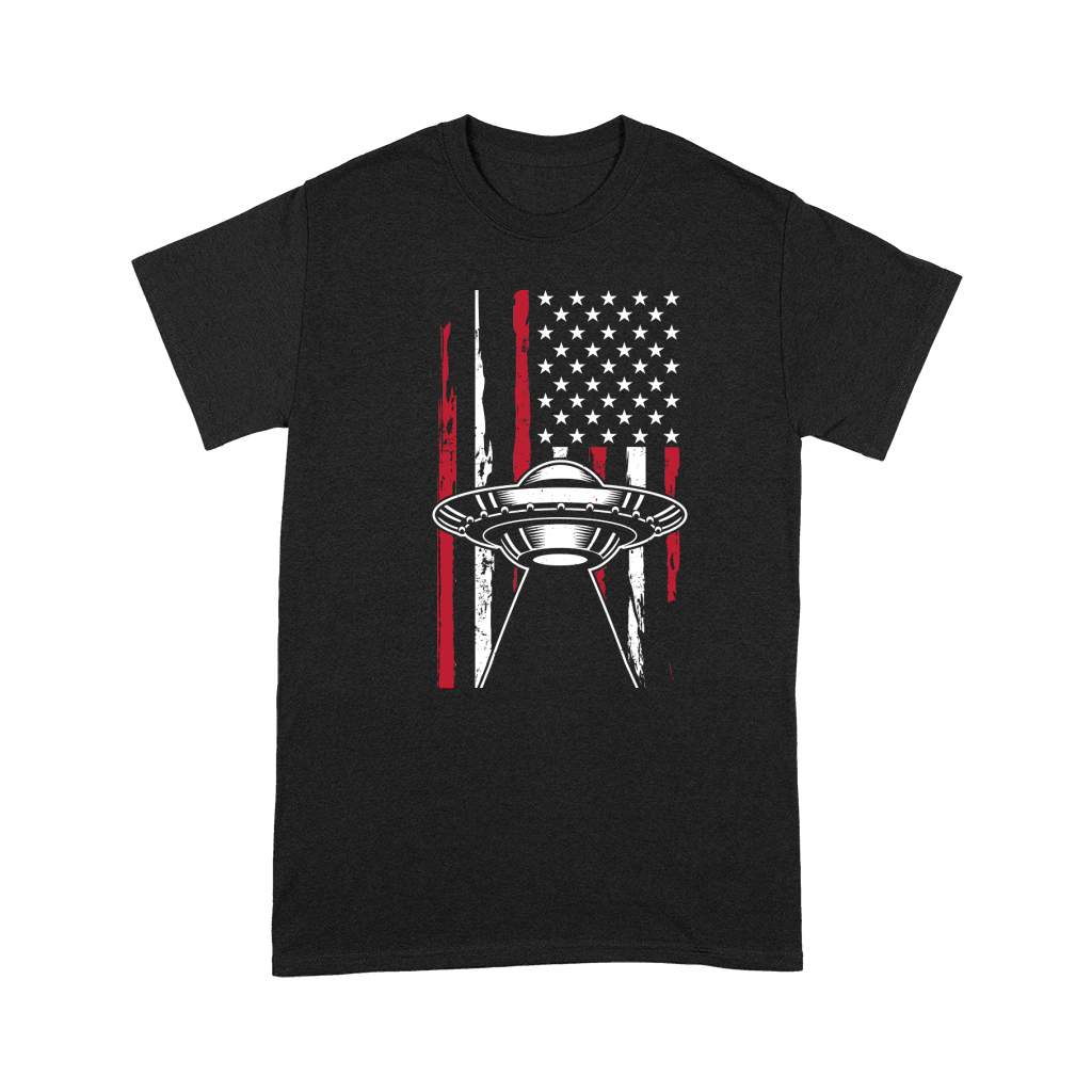 Vintage UFO Alien Flag usa Premium T-shirt