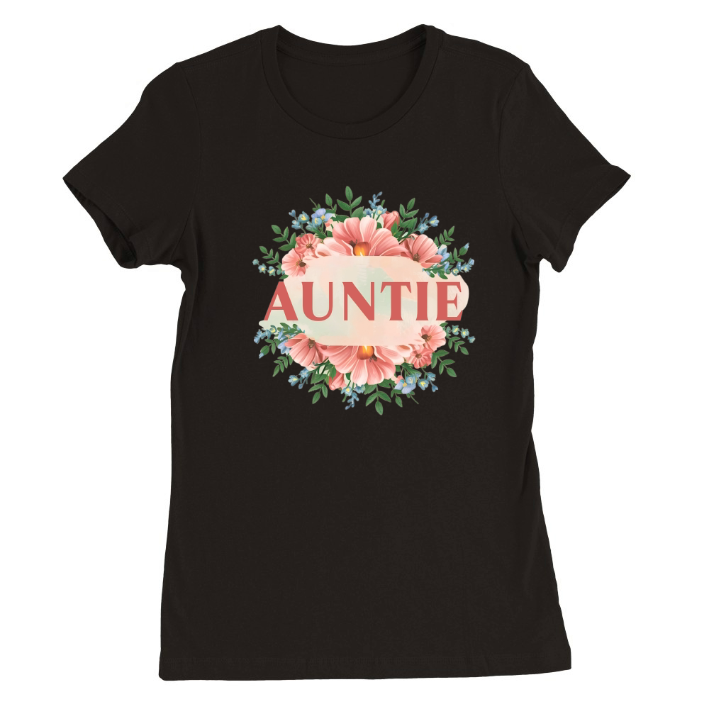 Auntie Premium Womens Crewneck T-shirt