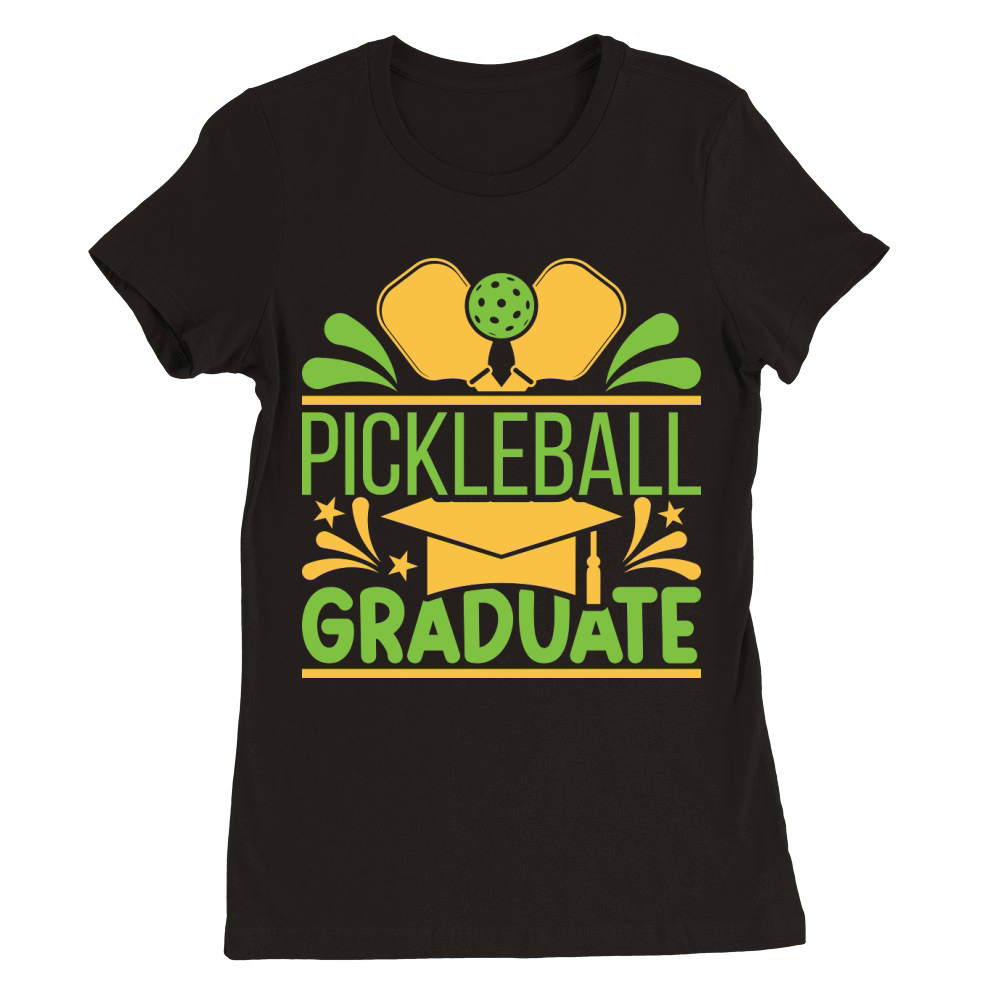 Pickleball Graduate 07 Premium Womens Crewneck T-shirt