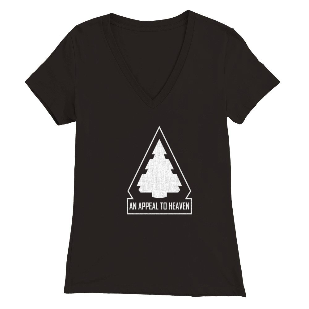 Appeal To Heaven American Revolution Pine Tree Premium Womens V-Neck T-shirt