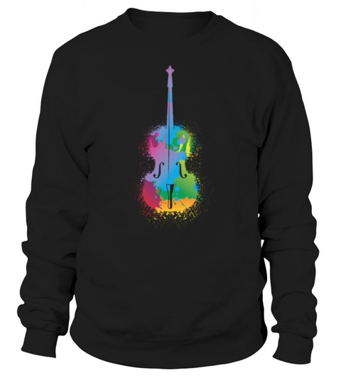 Colorful Cello Retro Music Lover Cellist Sweatshirt Unisex