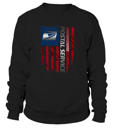 United States Postal Service and American Flag Independence Day Sweatshirt Unisex