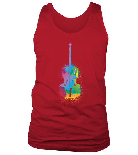 Colorful Cello Retro Music Lover Cellist Tank Top Unisex