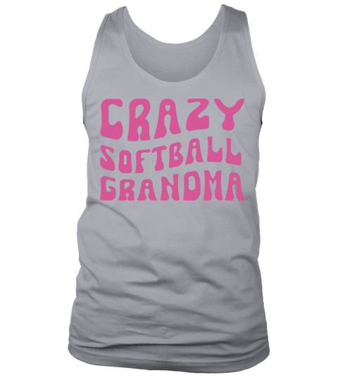 Crazy Softball Grandma Tank Top Unisex