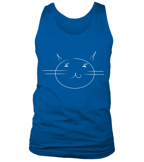 Happy cat basic shape Tank Top Unisex
