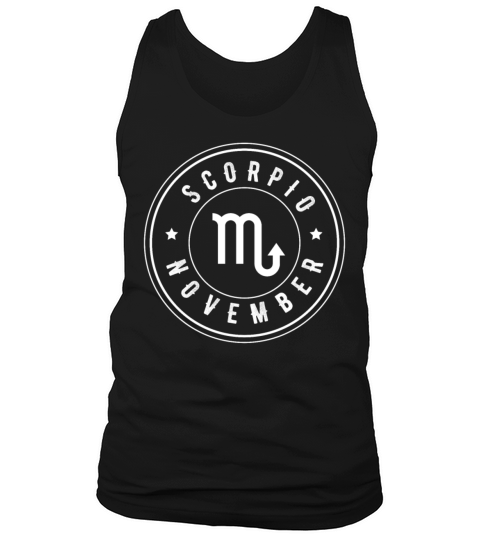 Scorpio Birthday Girl November October Tank Top Unisex