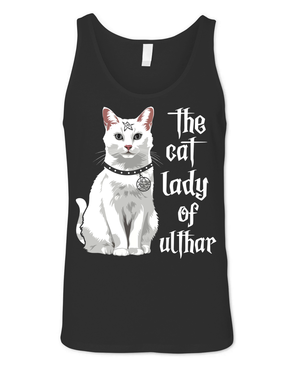 the cat lady of ulthar Unisex Jersey Tank