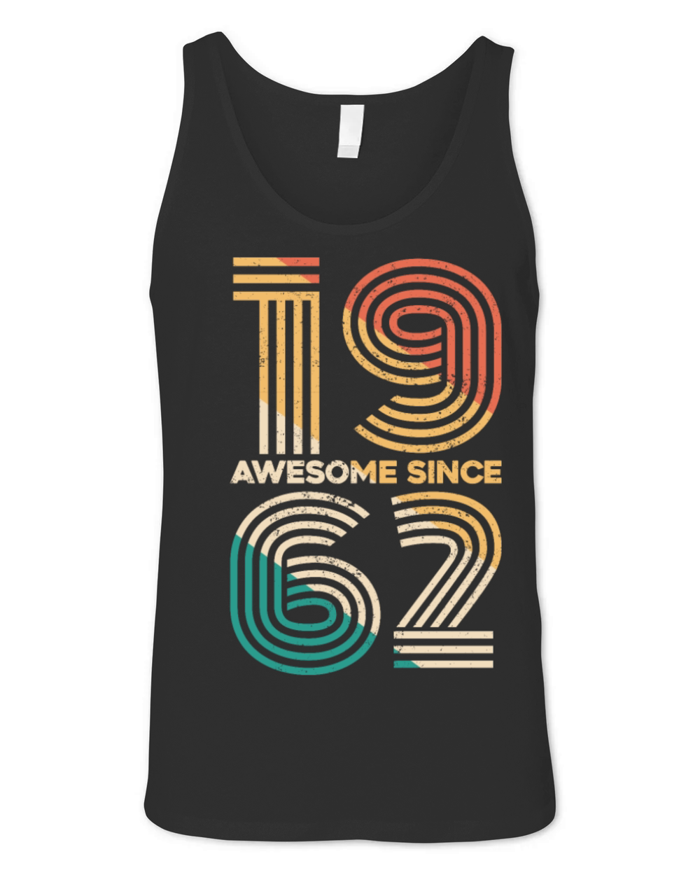 Vintage 1962 - 60 years old - 60th birthday gift Unisex Jersey Tank