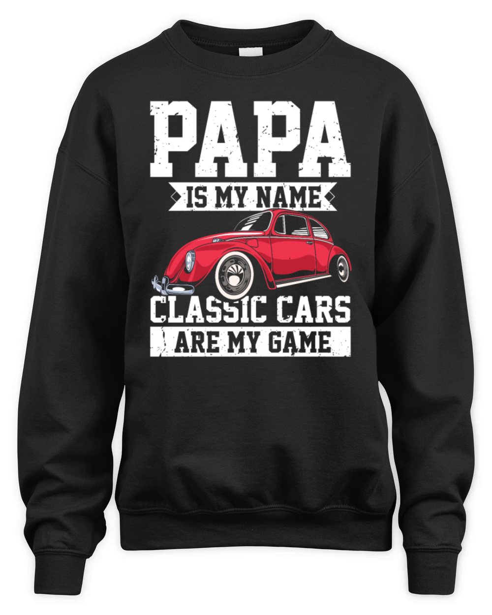 Hilarious Vintage Automobiles Classical Unisex Premium Crewneck Sweatshirt
