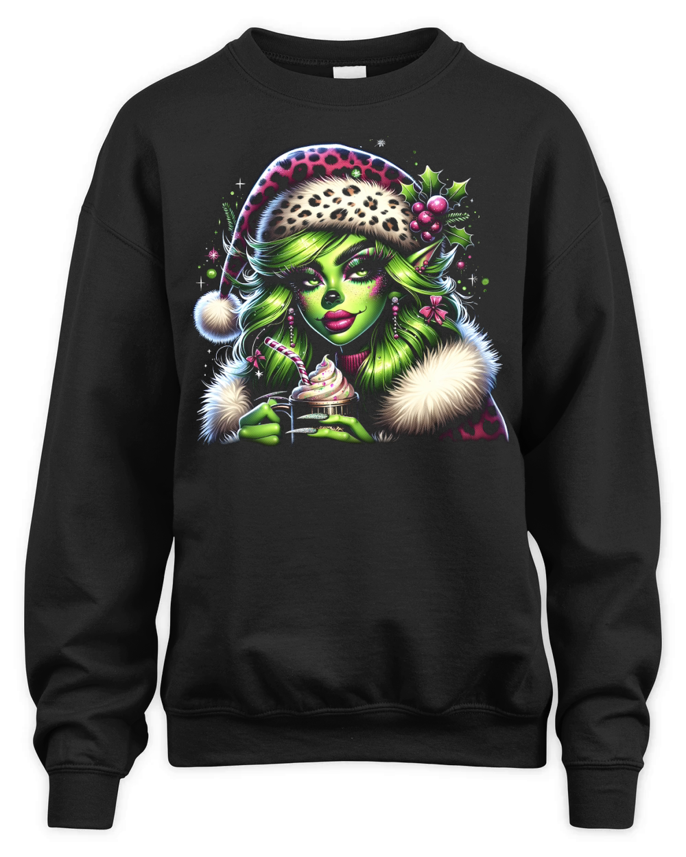 Magical Holiday Elf 5 Unisex Premium Crewneck Sweatshirt