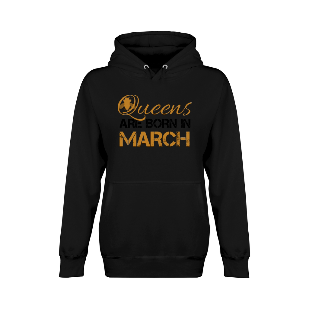 queens are born in march Unisex Premium Pullover Hoodie