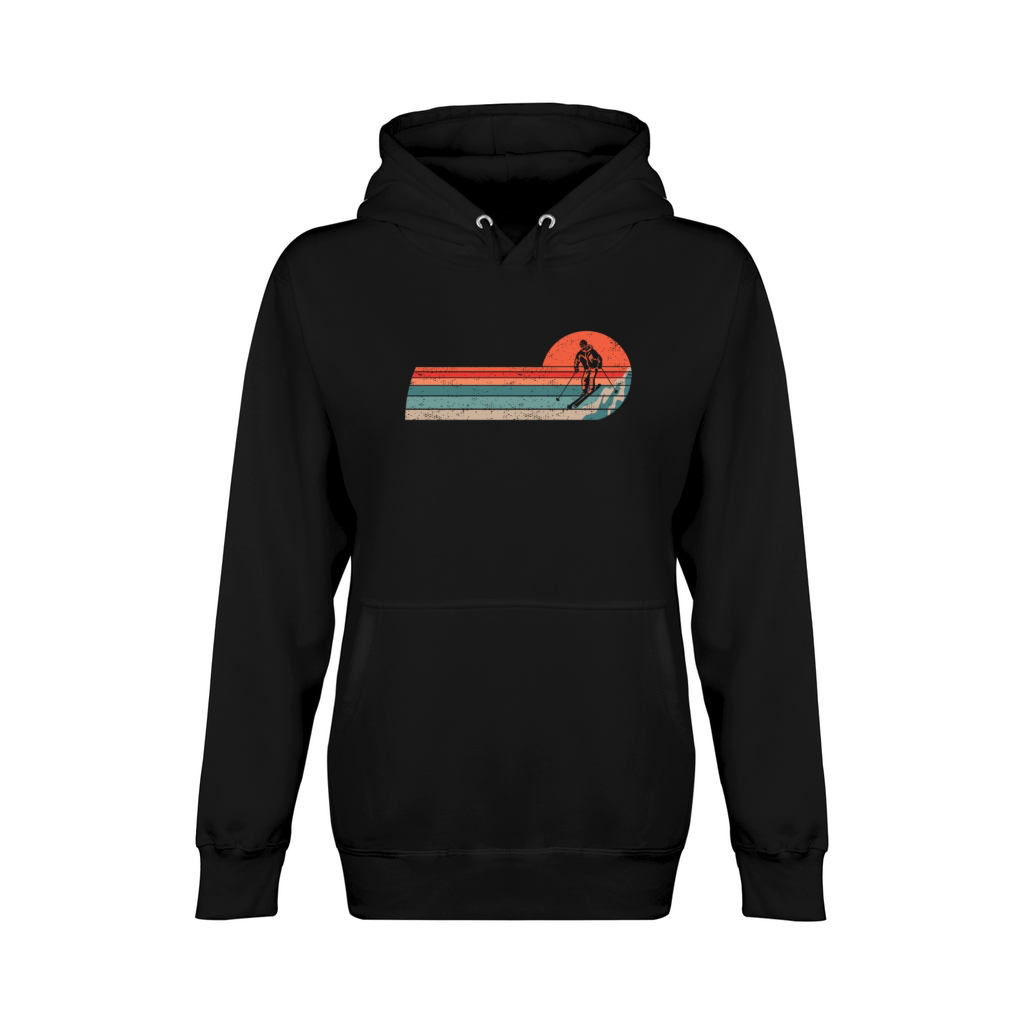 Ski Vintage Skiing Skiers Skier Unisex Premium Pullover Hoodie