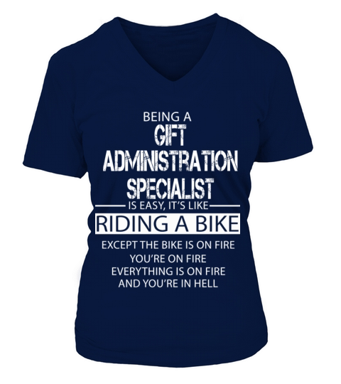 Gift Administration Specialist V-neck T-Shirt Woman