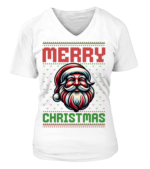 Merry christmas 59 35 V-neck T-Shirt Woman