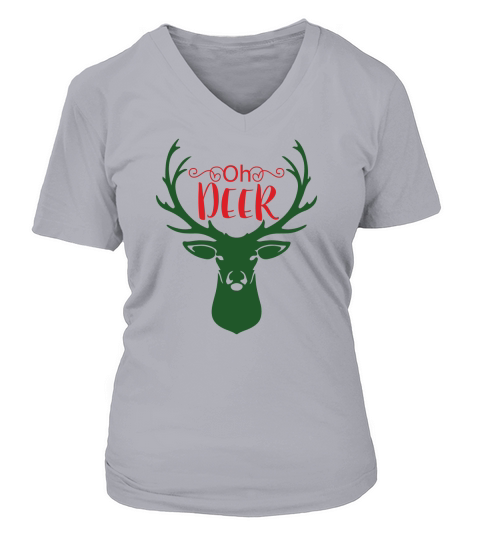 Oh Deer V-neck T-Shirt Woman