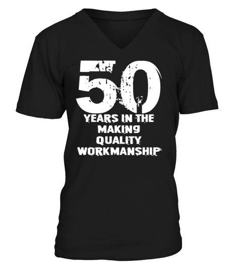 50th Birthday Gift Dad Grandpa 50th Birthday V-Neck T-shirt