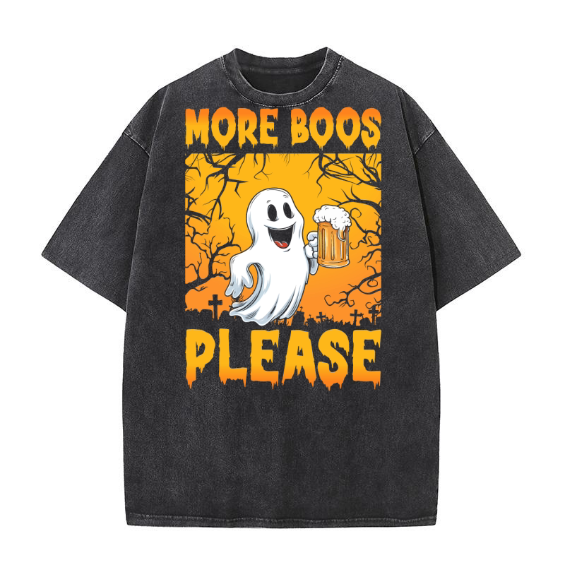 218. more boos please Washed T-Shirt