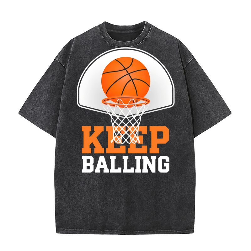 6 Keep Balling Washed T-Shirt