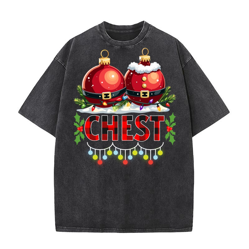 CHEST Christmas Washed T-Shirt