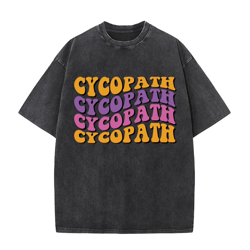 Cycopath Retro Groovy Vintage Washed T-Shirt