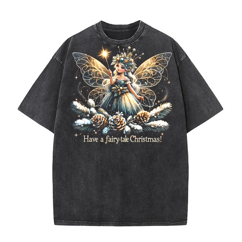 Have a fairy tale christmas! 7 Washed T-Shirt