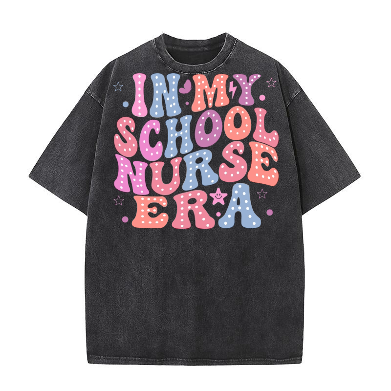 In My School Nurse Era 02 Washed T-Shirt