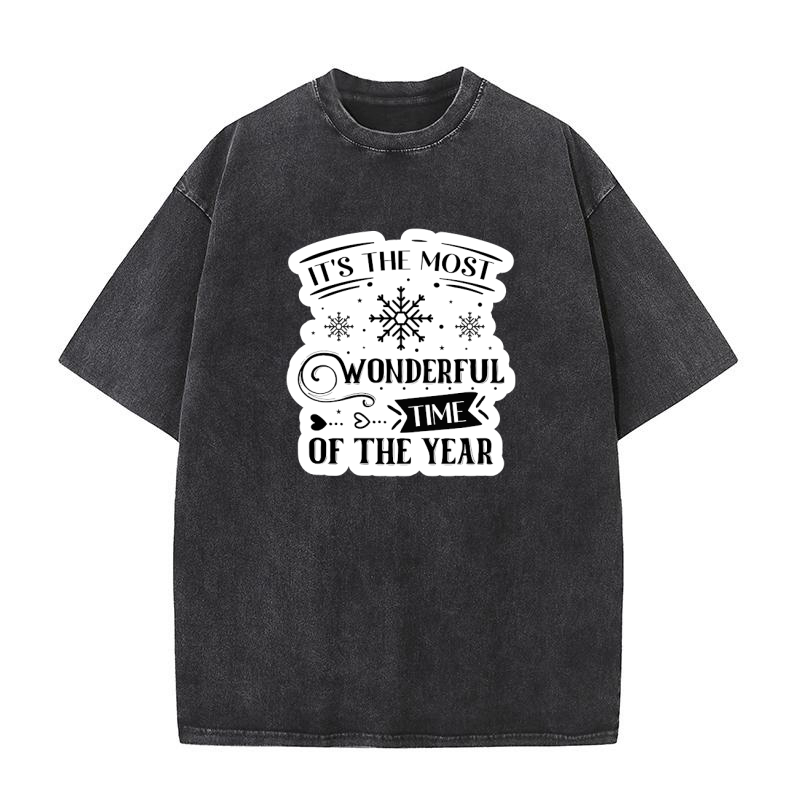 Its The Most Wonderful Time Of The Year Washed T-Shirt