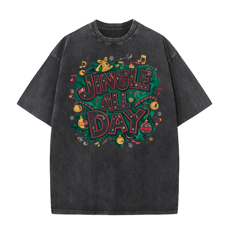 Jingle All Day Washed T-Shirt