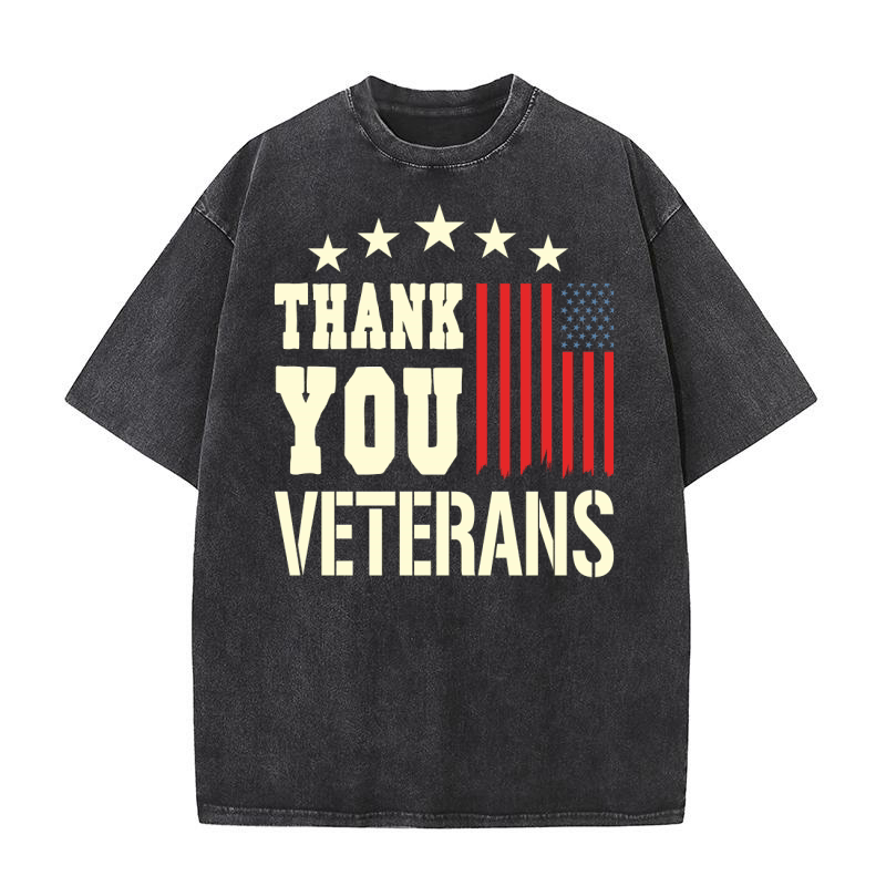 Thank you veterans Washed T-Shirt